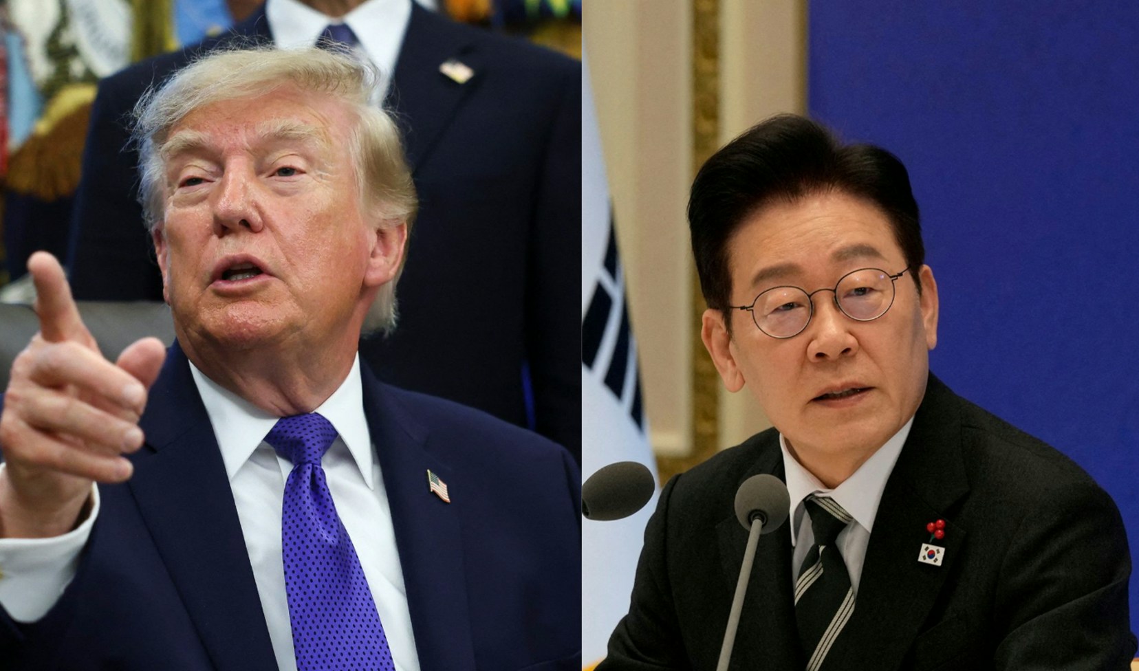美国总统特朗普（Donald Trump，又译川普）9月30日单方面宣称韩国将在美国能源基建投资2,000亿美元（约1.56万亿港元），韩国总统李在明（Lee Jae Myung）翌日表明，部分项目的参与仍未定案。（Reuters）