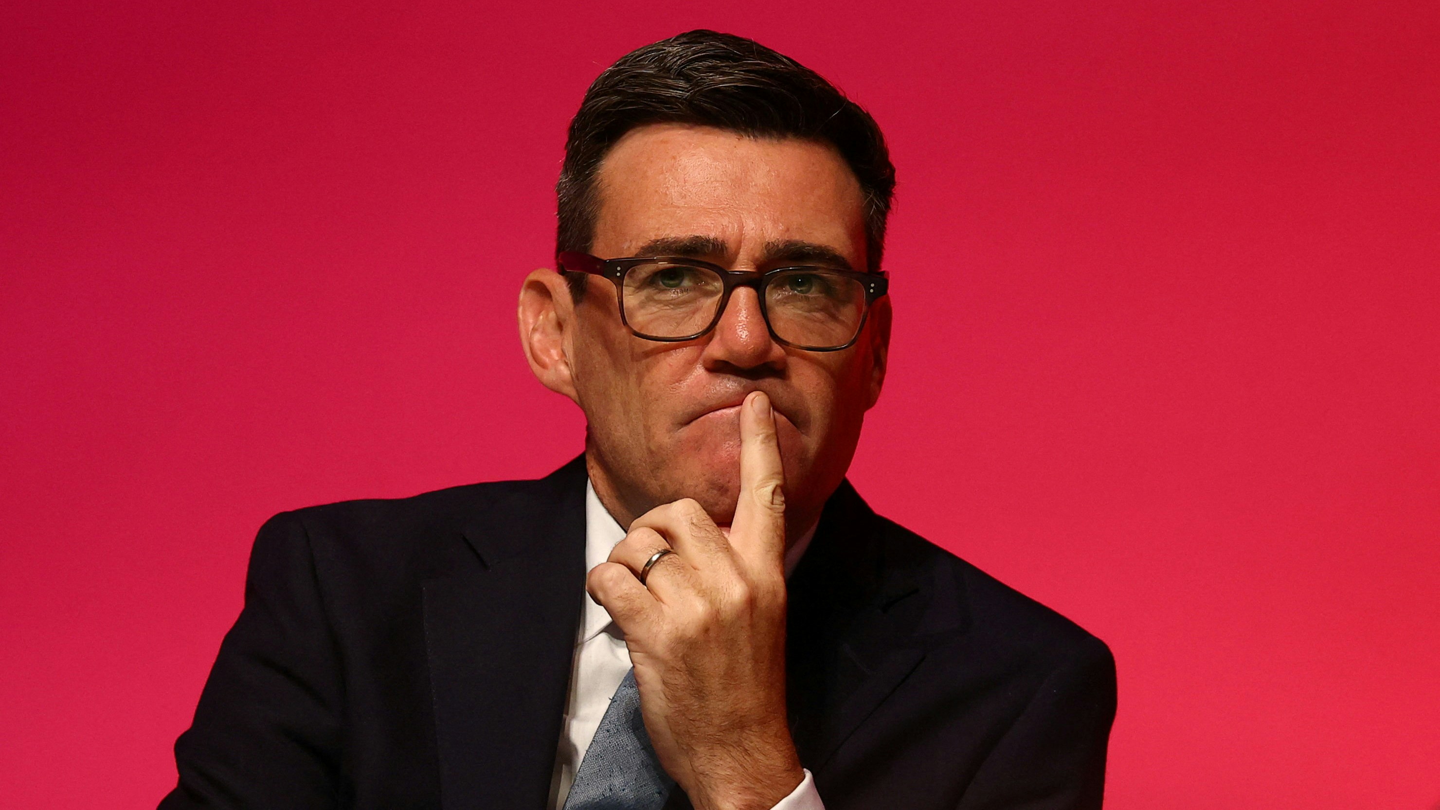 2026年9月28日，英国首相贝安德（Andy Burnham）在利物浦出席工党年度大会。（Reuters）
