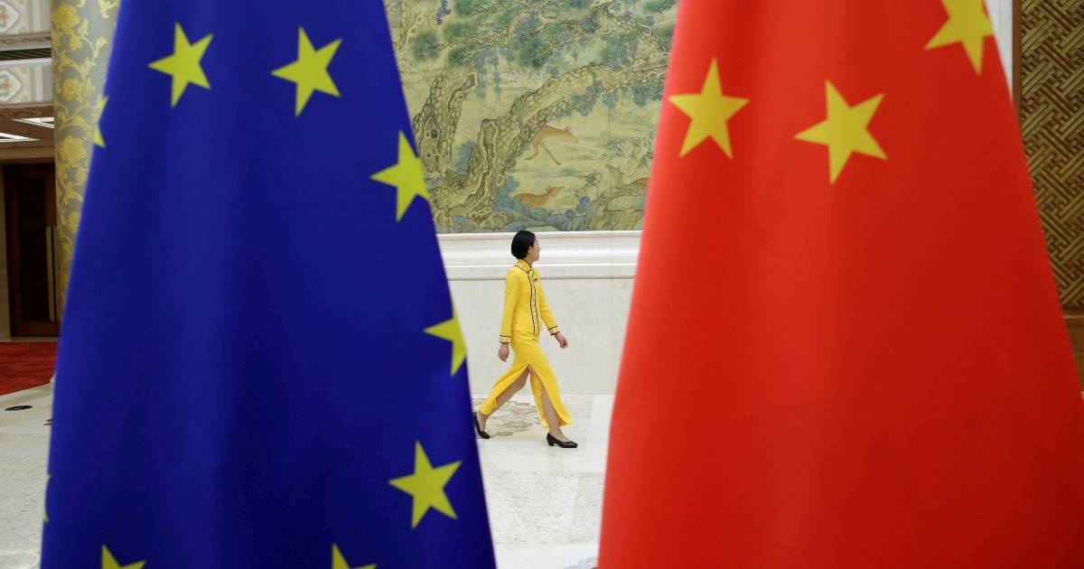 中欧上周就贸易和出口管制等议题达成16点共识。(路透图片)