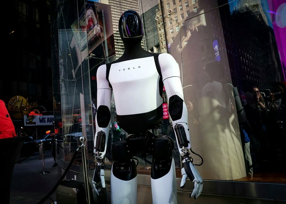 特斯拉（Tesla）人型机器人Optimus。（Reuters）