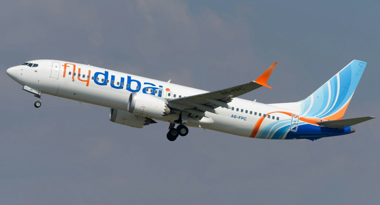 杜拜航空的客机图片，此为示意图（X@flydubai）