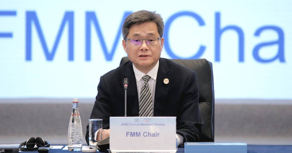 中国财政部长蓝佛安表示，亚太区作为全球增长引擎，国家应该携手合作。(黄劲璋摄)