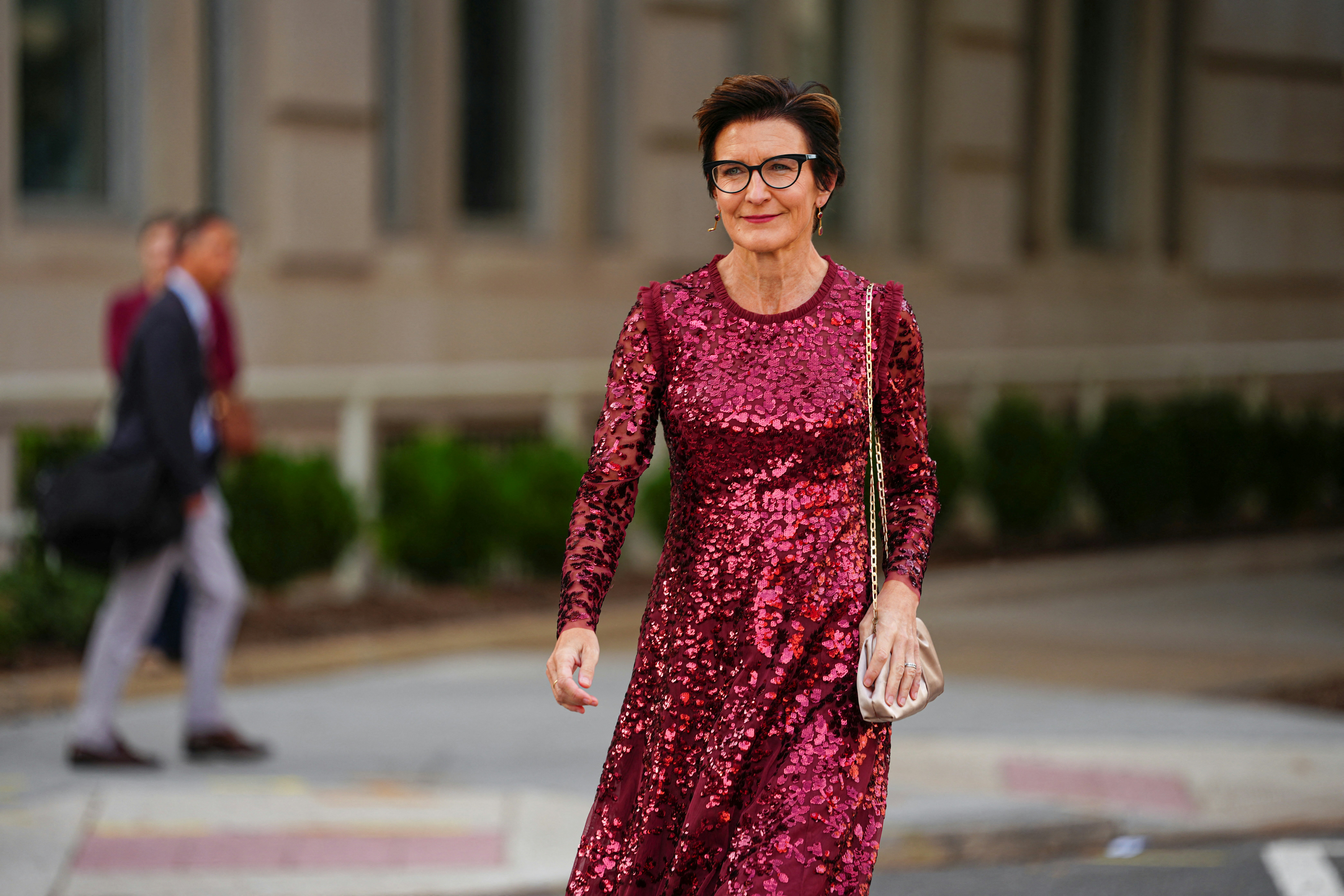 白宫欢迎习近平的晚宴，宾客包括花旗集团CEO范洁恩（Jane Fraser）（Reuters）